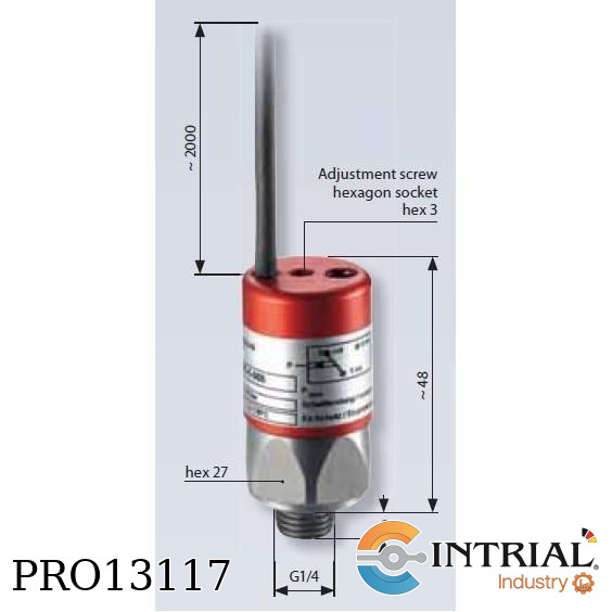 Presostatos Atex, 1-10 bar,