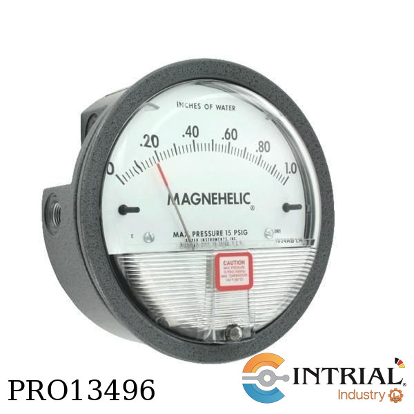 ​MAGNEHELIC - MANOMETRO PRESION DIFERENCIAL, 0 a 8 Inches of water, 1/8 NPT hembra, 4"