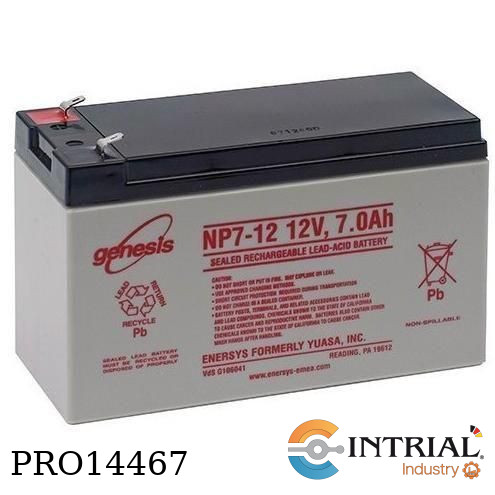 BATERIAS GENESIS, 12VDC, 7Ah