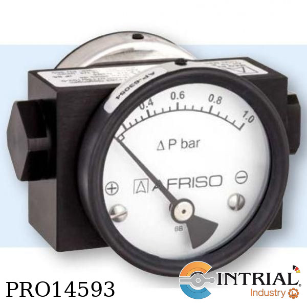 MAGNETIC PISTON PRESSURE GAUGE FOR DIFFERENTIAL, 0/1 bar, 2 x G¼ , Stainless steel 304