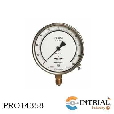 [RF160F-D431] MANOMETRO, D:6", 0-600PSI, 1/4"NPT