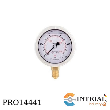 [RF-63] Manometro Dial : 2-1/2, Presión : 0…4 Bar, Conexión : Inferior de ¼NPT