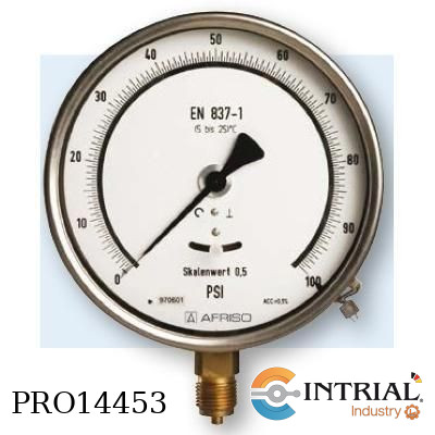 [RF160F-D401(0a4Bar)] Manometr Patrón RF160F,D401(0 a 4 Bar)