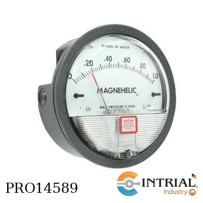 [2000-125PA] MAGNEHELIC - DIFFERENTIAL PRESSURE GAGES, 0 – 125 Pa, 1/8” female NPT, 4”