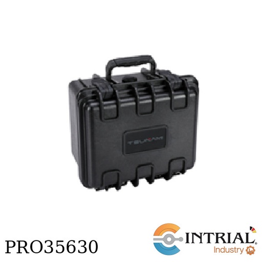 [231815] ​MALETA DE TRANSPORTE CON ESPUMA, Material: resina TSU-1 Peso: 1.3Kg  Impermeable IP 67