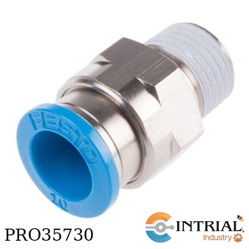 [QS-1/4-10] ​PNEUMATIC FITTING, -10 ... 80 °C, R1/4,  8.5 mm