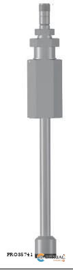 [M3700-F10-K03005-36-1] Microcor FLUSH Retractable Probe F10-K03005-36" w/safety Clamp