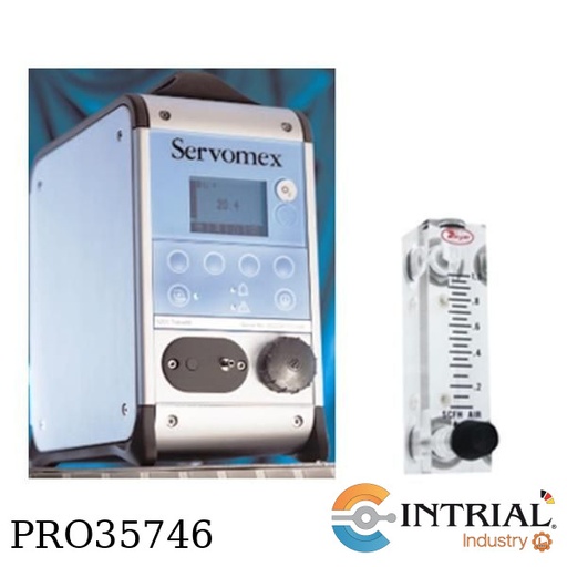 [5200-Transfill+VFA-23-SSV] Analizador de Oxigeni Servomex Transfill y flujometro