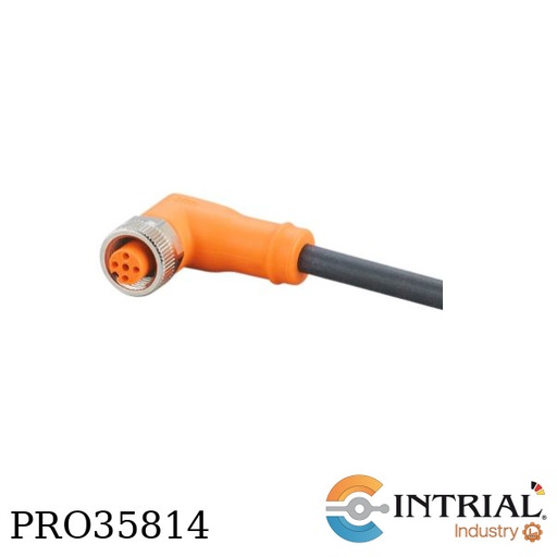 [EVC713] CABLE DE CONEXIÓN CON CONECTOR HEMBRA, 10 m, PUR,