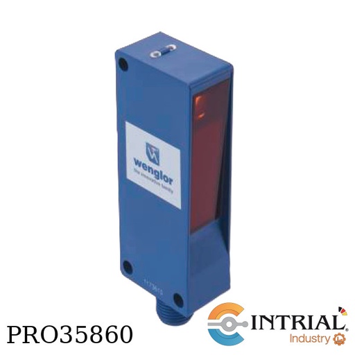 [P1NK202] RETRO-REFLEX SENSOR FOR CLEAR GLASS RECOGNITION, Range 2600 mm, Connection M12 × 1; 4-pin