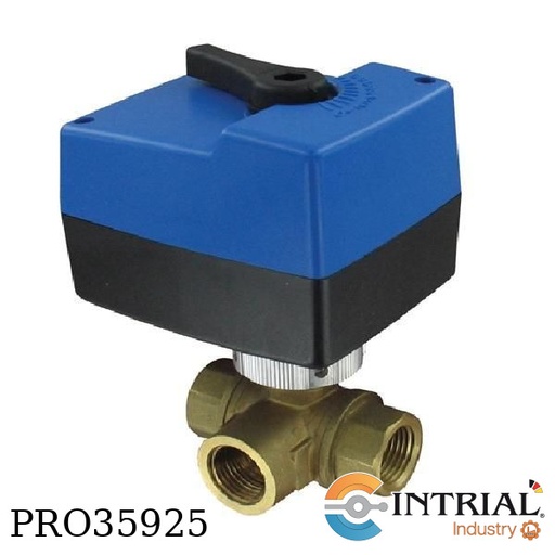 [3HBAV0714] ​THREE-WAY DETACHABLE ELECTRIC BALL VALVE, 3-way, NC., 2˝ NPT