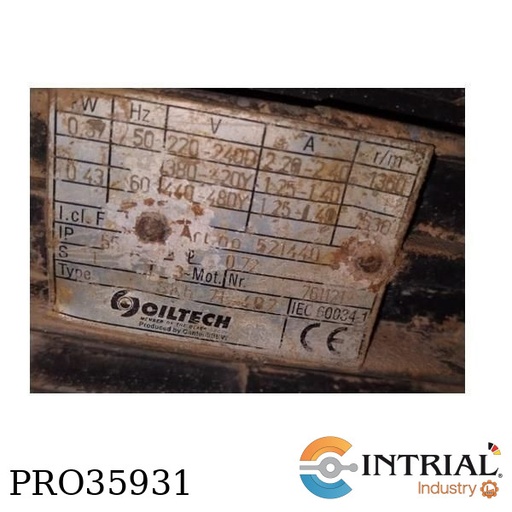 [521440] ​MOTOR , 230/400-50 Hz 165/460-60 Hz IP 55