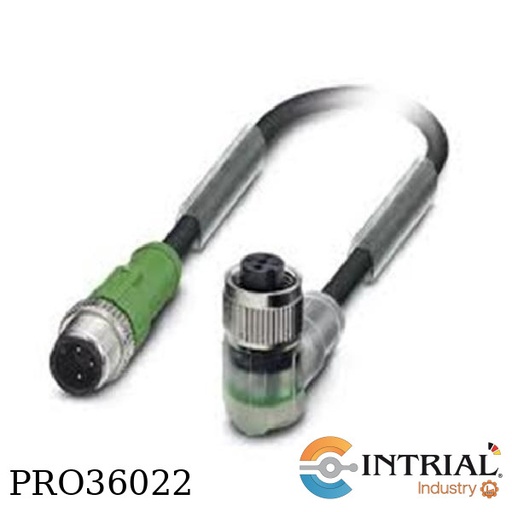[M12FR-2L] CABLE PARA SENSORES/ACTUADORES, 1,5 m, 24 VDC