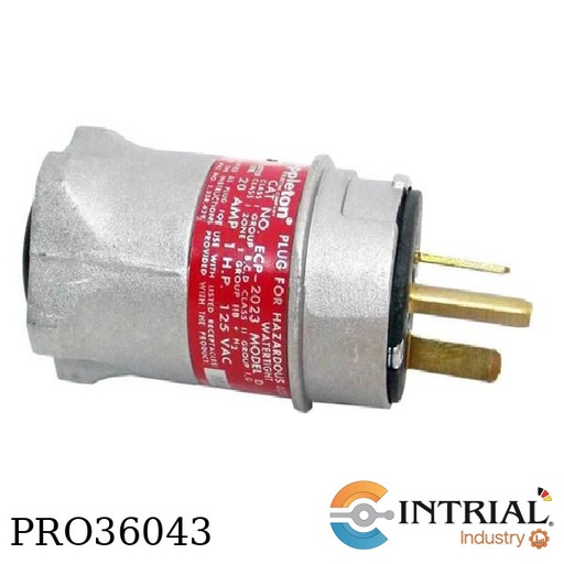 [ECP2023] PLUG, 20 AMP 125 VAC 2 POLE