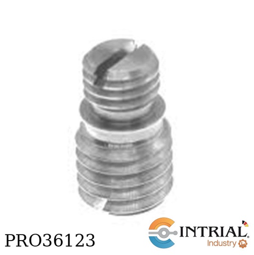 [HS-AS208] MOUNTING STUD, 1/4"-28 UNF to 1/4"-28 UNF