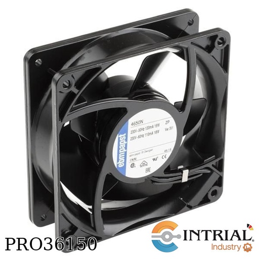 [4650N] ​AXIAL FAN, 230 VAC 50/60 HZ 110/120 MA