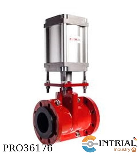 [PV100A10-603L] VALVULA PINCH 4" FLOWROX ACTUADOR NEUMÁTICO 10 BAR FIERRO FUNDIDO ,SBRT