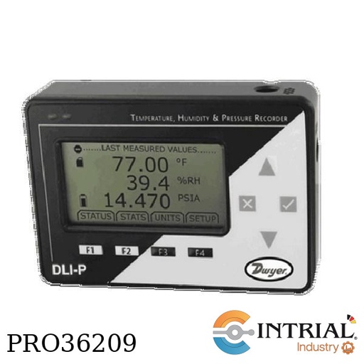 [DLI-H] ​TEMPERATURE/HUMIDITY, -4 to 140°F (-20 to 60°C), 0 to 95% RH