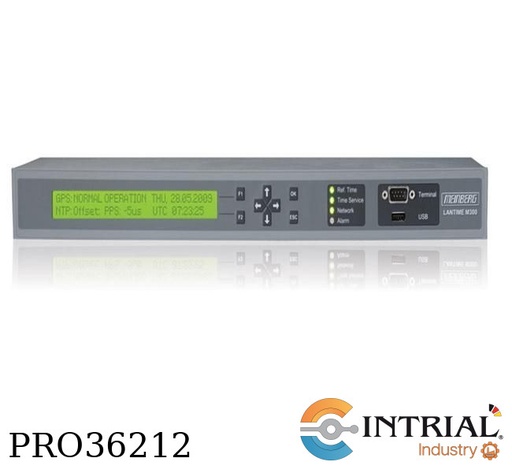 [NTP-LANTIME-M300/MRS-TC-1-1+GPSANT+SPRO+] SERVIDOR DE TIEMPO M300 NTP/SNTP PARA 19"