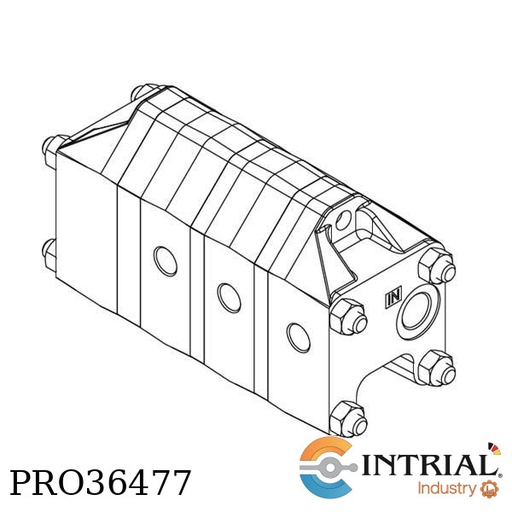 [PM-203-3-5-M] ​3-SECTION FLOW DIVIDER, 33 l / min, 210 bar
