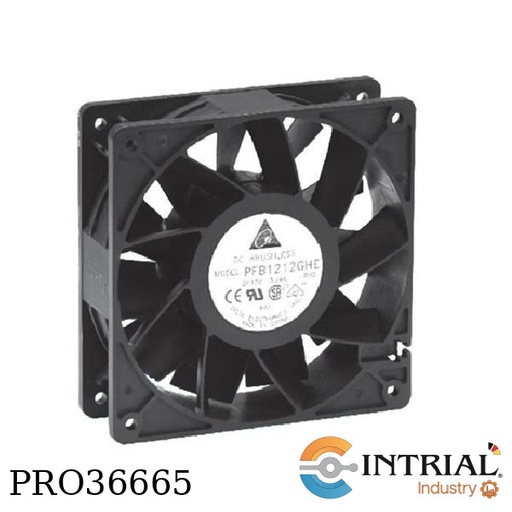 [PFB1224UHE] ​FAN, 24 V DC 2 WIRE 48 W