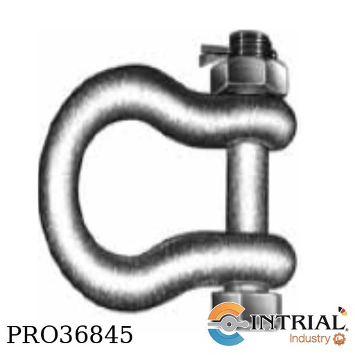 [AS25LBNK] SHACKLE, 0.875" Opening 0.625" Pin