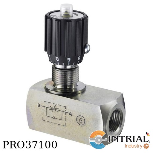 [DRV-10-B-G] THROTTLE CHECK VALVE, 3/8" BSP