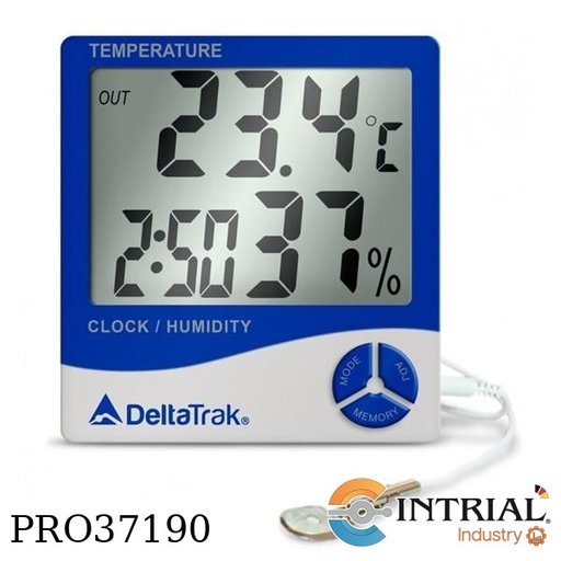 [13309] ​TERMOHIGRÓMETRO DIGITAL DELTATRAK , 14°F a 122°F(-10°C a 50°C)
