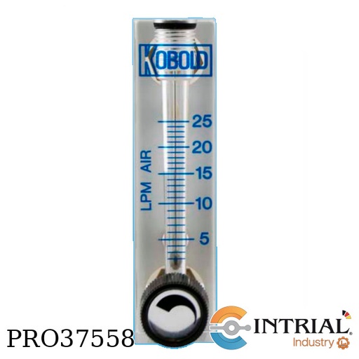 [KFR-22-18-00] Low Volume Flowmeter, Air measuring range: 0...100 NL/min air