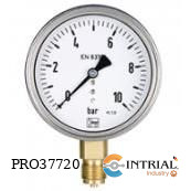 [MAN-RD21-B7] All Stainless Steel- Pressure Gauges with Bourdon Tube, MAN-RD21, 0-10Bar