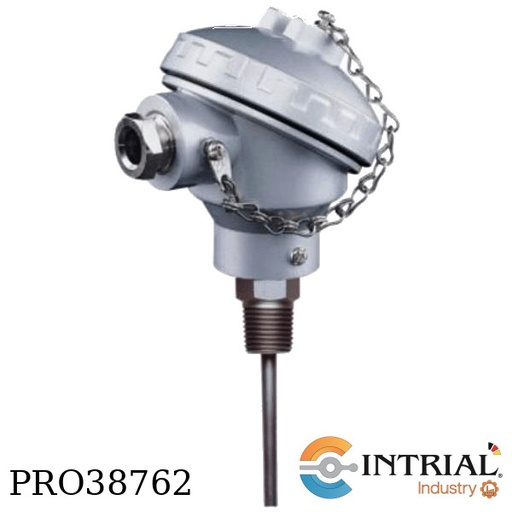 [MWD-L-8-N15-C-3-I-B-0] Termometro resistencia, 250C, 160mm, 1/2" NPT