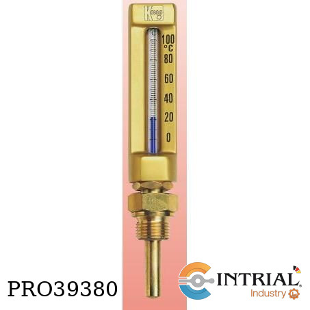 [TGL-21-20-C-063-N] Termometro Industrial, 63mm, 200C, 1/2 NPT