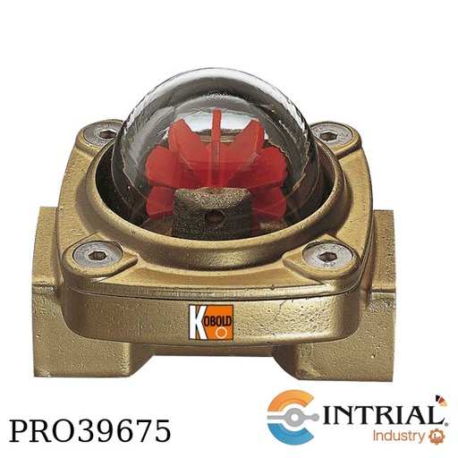 [DKF-11-04H-R-15] Indicador de flujo para montaje horizontal (0,6...28 L/min water)