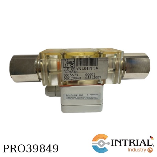[DF-60-A-R15-HPP-3K] Rotating Vane-Flowmeter with Pulse Output Measuring range, 2,5...60 L/min water