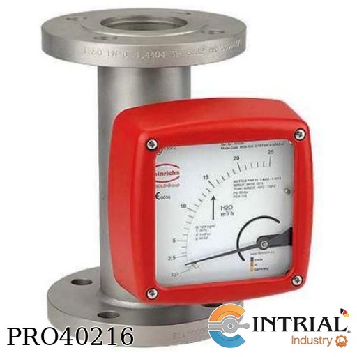 [BGN-S25-309BN-0-G-0-0-S-5-0-0K] Full-Metal Variable Area Flowmeter, Ammonia Gas. Measuring range, 13-133 Nm3/h. Max. temperature 350