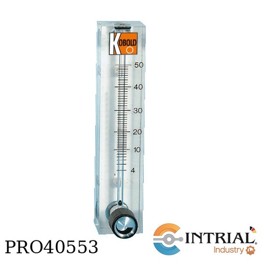 [KFR-2200-V2] Flujómetro de área variable de acrílico (SCFH: 0.1-1 Air)