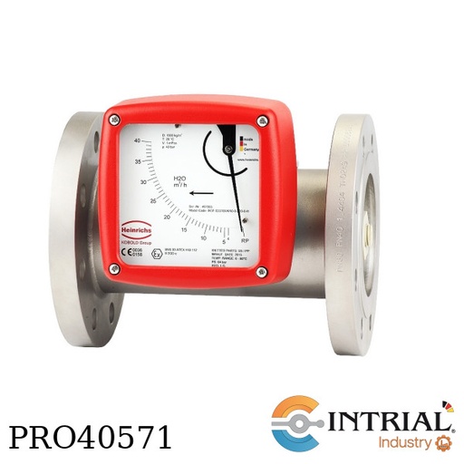 [BGF-S80-208R-W-K-U-0-0-S-5-0-0-K] All-Metal Variable Area Flowmeter BGF, Range (water 20°C, 1 mPas), Range: 6 a 60 m3/hr