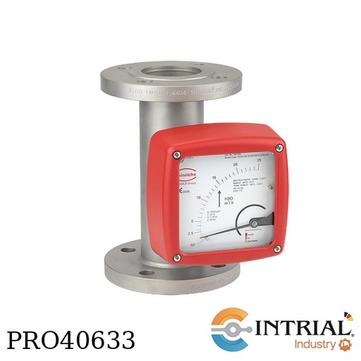 [BGN-S40-205R-R-0-A-0-1-S-5-6-0-H] All-Metal Variable Area Flowmeter, Connection, 1½" 150 lbs RF ASME B16.5-2003 Range (water 20 °C, 1 