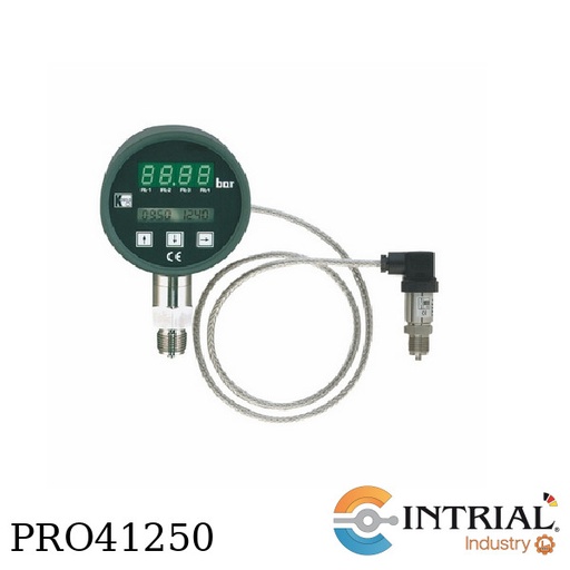 [MAN-BF26-B6-A4-M-R-L-Y] Digital pressure gauges with ceramic sensor MAN-BF26, 0-6Bar, NPT