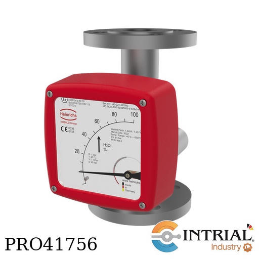 [BGN-S15-305B-J-0-G-0-0-S-5-0-0-H(1.8a1] All-Metal Variable Area Flowmeter BGN KOBOLD DN15 PN40 Form B1 DIN EN 1092-1 1.8 a 15.45 Nm3/h