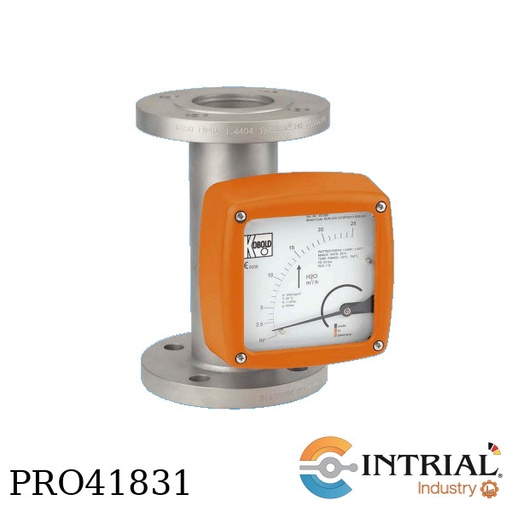 [BGN-S50-206R-S-0-0-0-0-S-5-0-0-K] All-Metal Variable Area Flowmeter-BGN, 2 Pulg, 950 a 9200 l/h