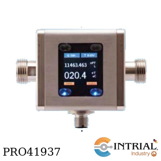 [MIM-1-2-15HG5-C3T-0] Compact Magnetic Inductive Flow Meter, Measuring range (flow/temperature), 0,2…50 L/min / [°C] G ¾ m