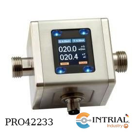 [MIM-1-2-15HG5-C3T-0+ZUB-KAB-12-K002] Compact Magnetic Inductive Flow Meter, Measuring range 0,2…50 L/min / [°C], G ¾ male