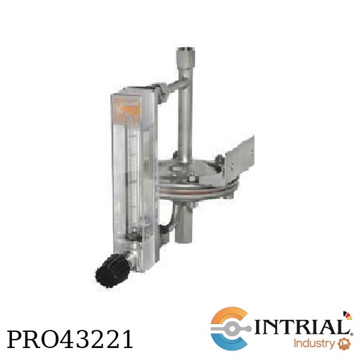 [KDG-92-89-N-V-0-00-E] Low Volume Flowmeter, 100 °C / 70 °C, 1/4 NPT, 4,0..40 L/h air