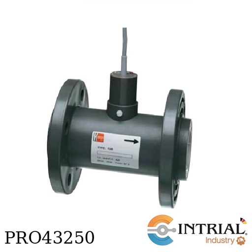 [TUR-10-50P] Turbine Wheel Flowmeter, NW 50 / 1,2...20 m³/h water, PNP (24 VDC, 3 wires)