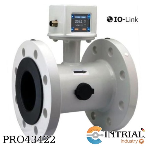[MIS-H-210R-1-HH-100+ZUB-KAB-12-K005] Compact Magnetic Inductive Flow Meter, Material Lining, Hard rubber (NBR) Flange size, ASME B16.5-20