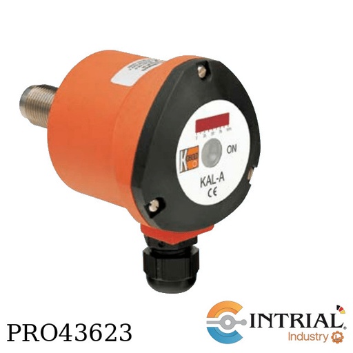 [KAL-K5-3-15-S-ST3+ZUB-KAB-12-K502] Calorimetric Flowswitch, Compact Version, 80 °C, 100 bar, M12x1 box 2 m cable, 5-pin