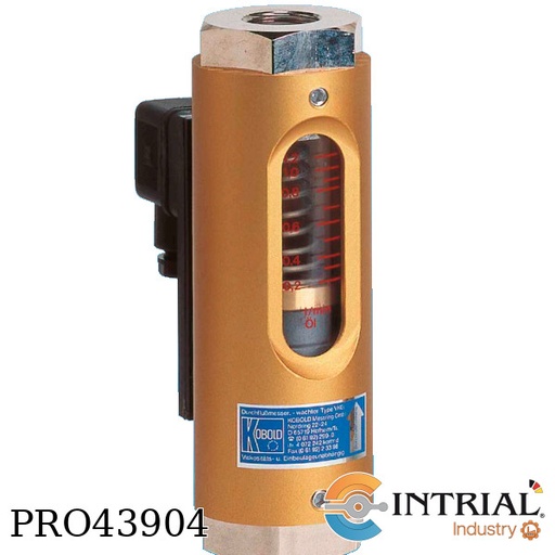 [VKG-21-07-R0-N25-B] Viscosity Compensated Flowmeter/-switch,  0,4...2 L/min oil, 1 SPDT (cCSAus), G 1/2 female