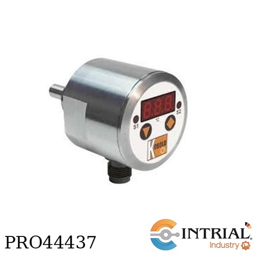 [TDA-15H2-R4-0-L-3M+ZUB-KAB-12-K005] Sensor electrónico de temperatura con pantalla LED de 3 dígitos con Enchufe Redondo (-20...+120 °C;