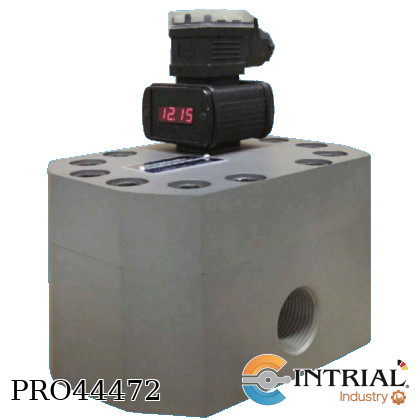 [KZA-18-99R25-S3-3] Flujómetro de rueda de engranaje (0,25 - 10 L/min; G 3/8 female)